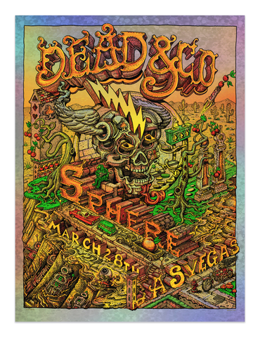 Dead & Co. @ Las Vegas Sphere 3/28/25 - Bubble Foil - AP