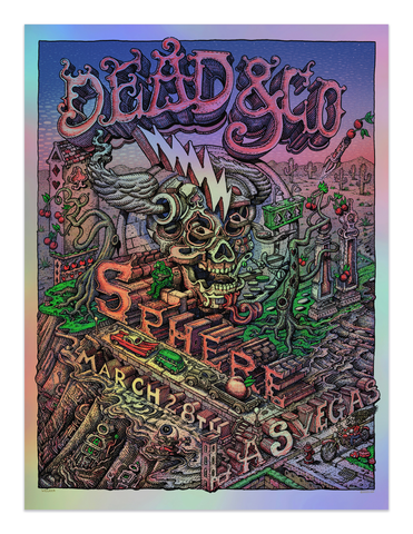 Dead & Co. @ Las Vegas Sphere 3/28/25 - Rainbow Foil - AP