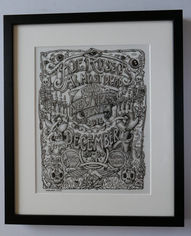 Joe Russo New Years Eve 2016 ~ Framed OG