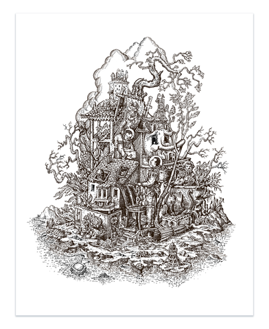 Moving Day - Line Art Variant